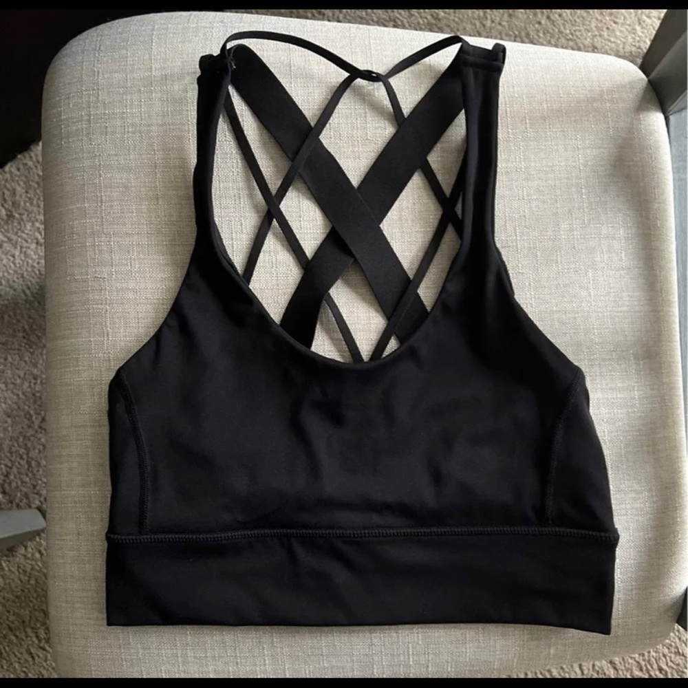 Balance Athletics Black Sports Bra, Size M